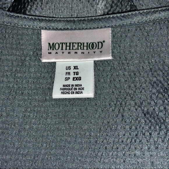 Motherhood Maternity Short Sleeve V Neck Top Sz XL - Picture 6 of 8